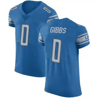 Elite Men's Jahmyr Gibbs Detroit Lions Nike Team Color Vapor Untouchable Jersey - Blue