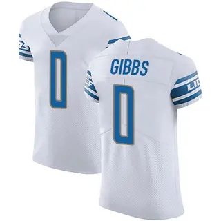 Elite Men's Jahmyr Gibbs Detroit Lions Nike Vapor Untouchable Jersey - White