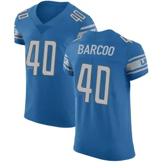 Elite Men's Luq Barcoo Detroit Lions Nike Team Color Vapor Untouchable Jersey - Blue