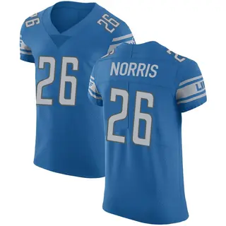 Elite Men's Morice Norris Detroit Lions Nike Team Color Vapor Untouchable Jersey - Blue