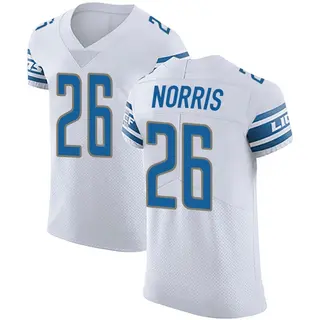 Elite Men's Morice Norris Detroit Lions Nike Vapor Untouchable Jersey - White