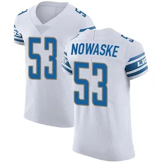 Elite Men's Trevor Nowaske Detroit Lions Nike Vapor Untouchable Jersey - White