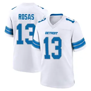 Game Men's Aldrick Rosas Detroit Lions Nike 2nd Jersey - White