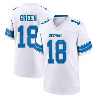 Game Men's Antoine Green Detroit Lions Nike 2nd Jersey - White