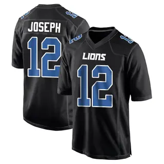 Game Men's Brandon Joseph Detroit Lions Nike Carbon Fashion Jersey - Black