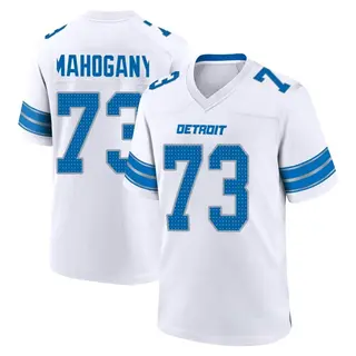 Game Men's Christian Mahogany Detroit Lions Nike 2nd Jersey - White