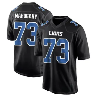 Game Men's Christian Mahogany Detroit Lions Nike Carbon Fashion Jersey - Black