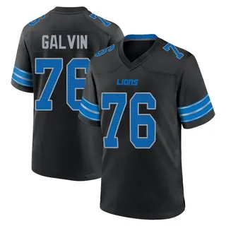 Game Men's Connor Galvin Detroit Lions Nike Alternate 2nd Jersey - Black