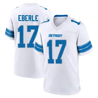 Game Men's Dominik Eberle Detroit Lions Nike 2nd Jersey - White