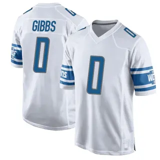 Game Men's Jahmyr Gibbs Detroit Lions Nike Jersey - White