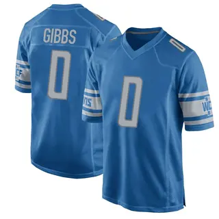 Game Men's Jahmyr Gibbs Detroit Lions Nike Team Color Jersey - Blue
