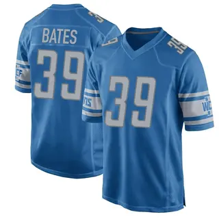 Game Men's Jake Bates Detroit Lions Nike Team Color Jersey - Blue