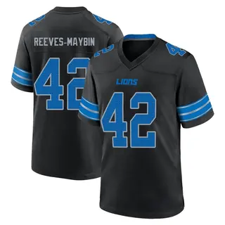 Game Men's Jalen Reeves-Maybin Detroit Lions Nike Alternate 2nd Jersey - Black