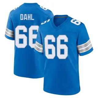 Game Men's Joe Dahl Detroit Lions Nike 2nd Jersey - Blue