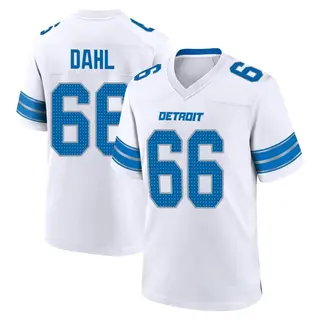 Game Men's Joe Dahl Detroit Lions Nike 2nd Jersey - White