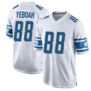 Game Men's Kenny Yeboah Detroit Lions Nike Jersey - White