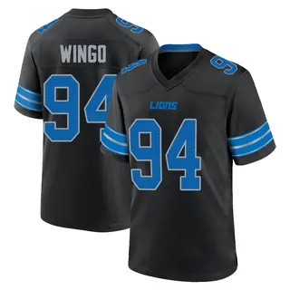 Game Men's Mekhi Wingo Detroit Lions Nike Alternate 2nd Jersey - Black