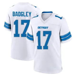 Game Men's Michael Badgley Detroit Lions Nike 2nd Jersey - White