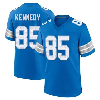 Game Men's Tom Kennedy Detroit Lions Nike 2nd Jersey - Blue