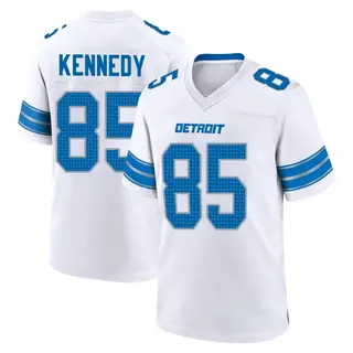 Game Men's Tom Kennedy Detroit Lions Nike 2nd Jersey - White