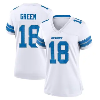 Game Women's Antoine Green Detroit Lions Nike 2nd Jersey - White