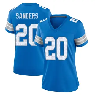 Game Women's Barry Sanders Detroit Lions Nike 2nd Jersey - Blue