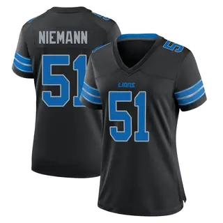 Game Women's Ben Niemann Detroit Lions Nike Alternate 2nd Jersey - Black