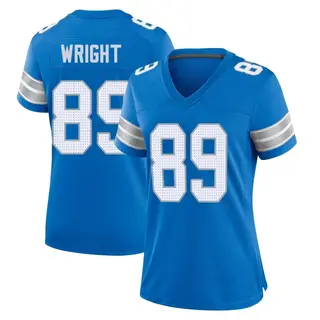 Game Women's Brock Wright Detroit Lions Nike 2nd Jersey - Blue