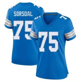 Game Women's Colby Sorsdal Detroit Lions Nike 2nd Jersey - Blue