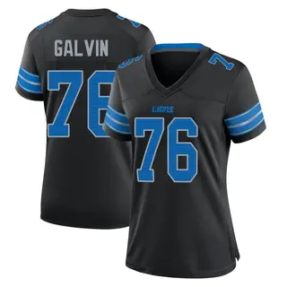 Game Women's Connor Galvin Detroit Lions Nike Alternate 2nd Jersey - Black