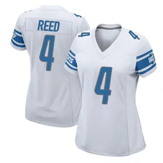Game Women's D.J. Reed Detroit Lions Nike Jersey - White