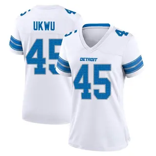 Game Women's Isaac Ukwu Detroit Lions Nike 2nd Jersey - White