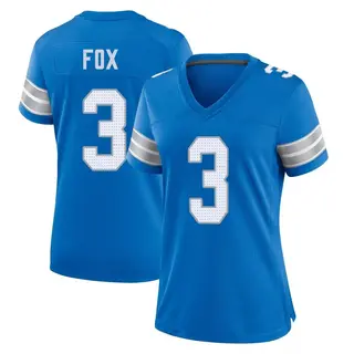 Game Women's Jack Fox Detroit Lions Nike 2nd Jersey - Blue