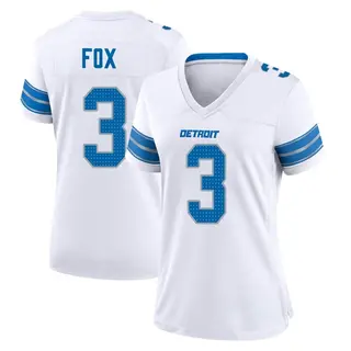 Game Women's Jack Fox Detroit Lions Nike 2nd Jersey - White