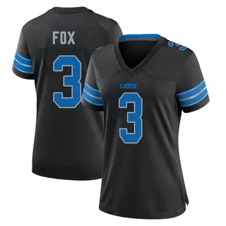 Game Women's Jack Fox Detroit Lions Nike Alternate 2nd Jersey - Black