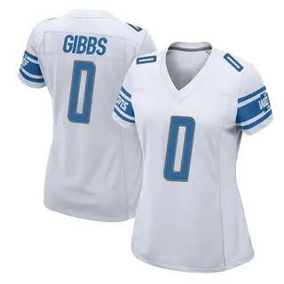 Game Women's Jahmyr Gibbs Detroit Lions Nike Jersey - White