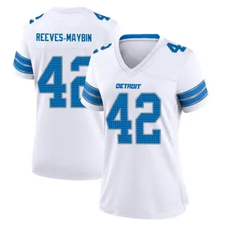 Game Women's Jalen Reeves-Maybin Detroit Lions Nike 2nd Jersey - White