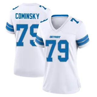 Game Women's John Cominsky Detroit Lions Nike 2nd Jersey - White