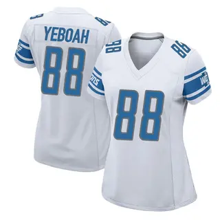 Game Women's Kenny Yeboah Detroit Lions Nike Jersey - White