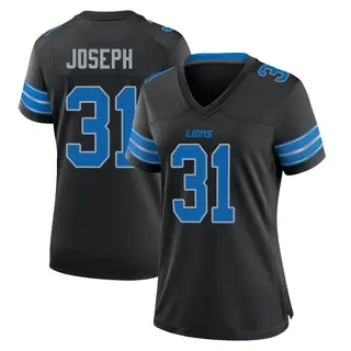 Game Women's Kerby Joseph Detroit Lions Nike Alternate 2nd Jersey - Black