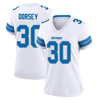 Game Women's Khalil Dorsey Detroit Lions Nike 2nd Jersey - White