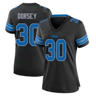 Game Women's Khalil Dorsey Detroit Lions Nike Alternate 2nd Jersey - Black