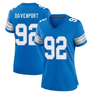 Game Women's Marcus Davenport Detroit Lions Nike 2nd Jersey - Blue