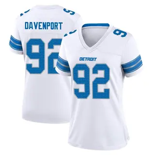 Game Women's Marcus Davenport Detroit Lions Nike 2nd Jersey - White