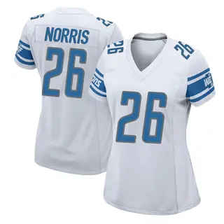 Game Women's Morice Norris Detroit Lions Nike Jersey - White