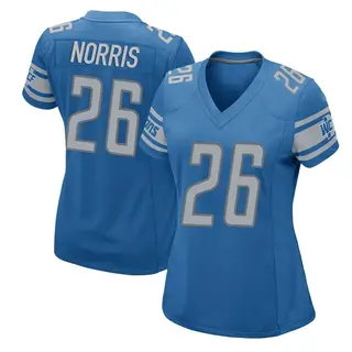 Game Women's Morice Norris Detroit Lions Nike Team Color Jersey - Blue