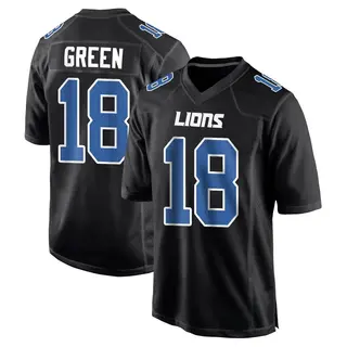 Game Youth Antoine Green Detroit Lions Nike Carbon Fashion Jersey - Black