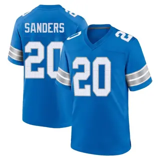Game Youth Barry Sanders Detroit Lions Nike 2nd Jersey - Blue