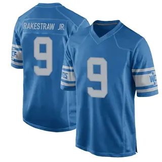 Game Youth Ennis Rakestraw Jr. Detroit Lions Nike Throwback Vapor Untouchable Jersey - Blue