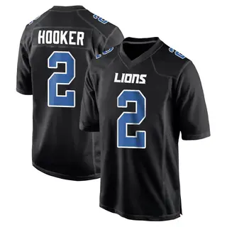 Game Youth Hendon Hooker Detroit Lions Nike Carbon Fashion Jersey - Black